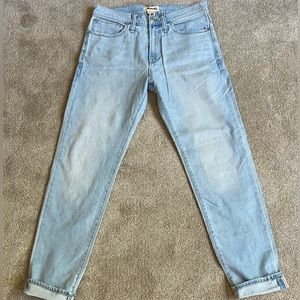 Madewell Relaxed Taper Authentic Flex Selvedge Jeans NWOT